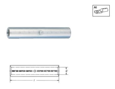 Алюминиевые соединительные гильзы по стандарту DIN 46267, часть 2 и другие исполнения