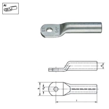 Алюминиевые кабельные наконечники и соединители для алюмостальных жил по стандарту DIN EN 50182